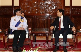 Chủ tịch nước Trương Tấn Sang tiếp các đại sứ trình quốc thư